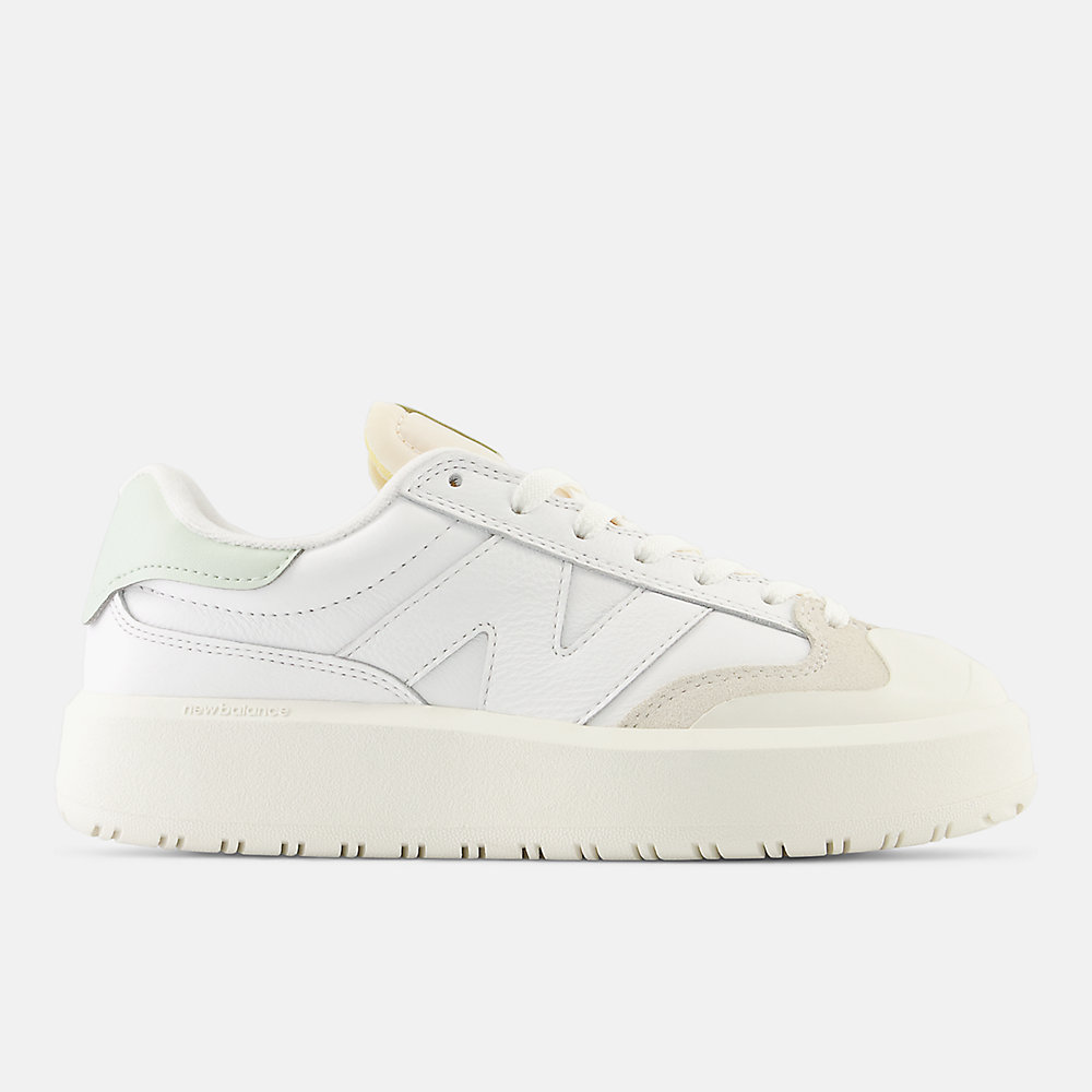 New Balance CT302 Shoes White with Silver Moss